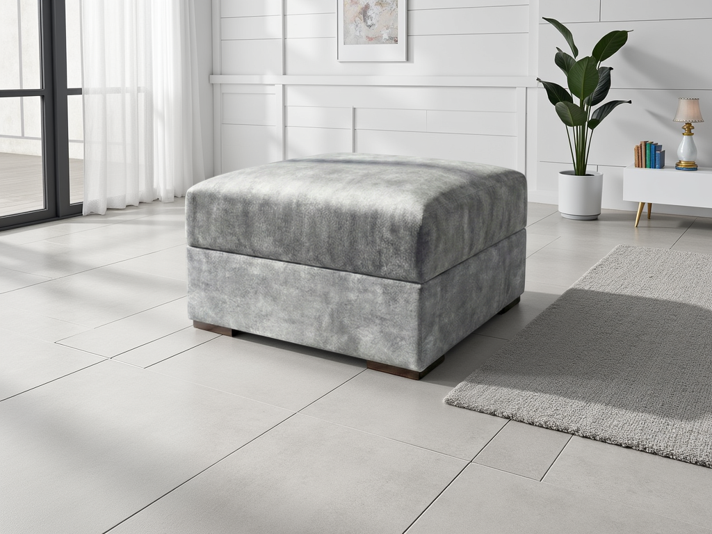 Serena Sofa Footstool Grey