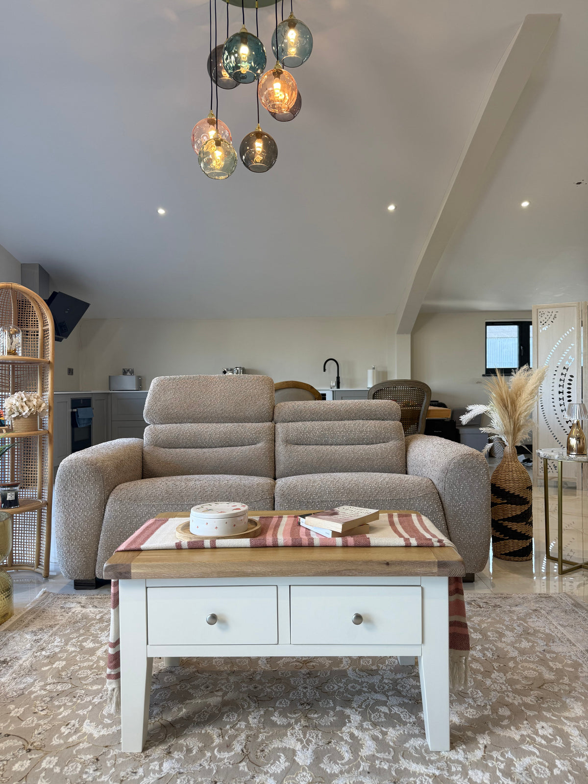 Tokyo Electric Recliner 3 Seater Beige