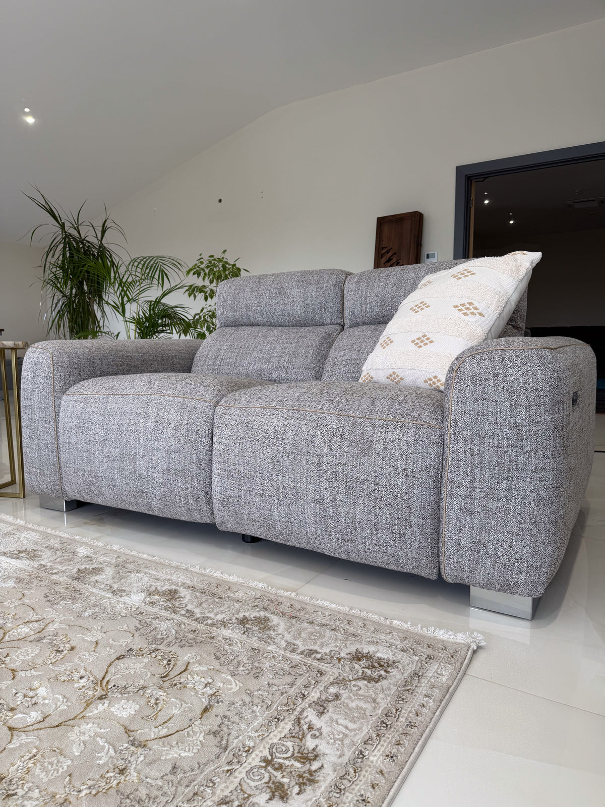 Toronto Electric Recliner 2 Seater Beige