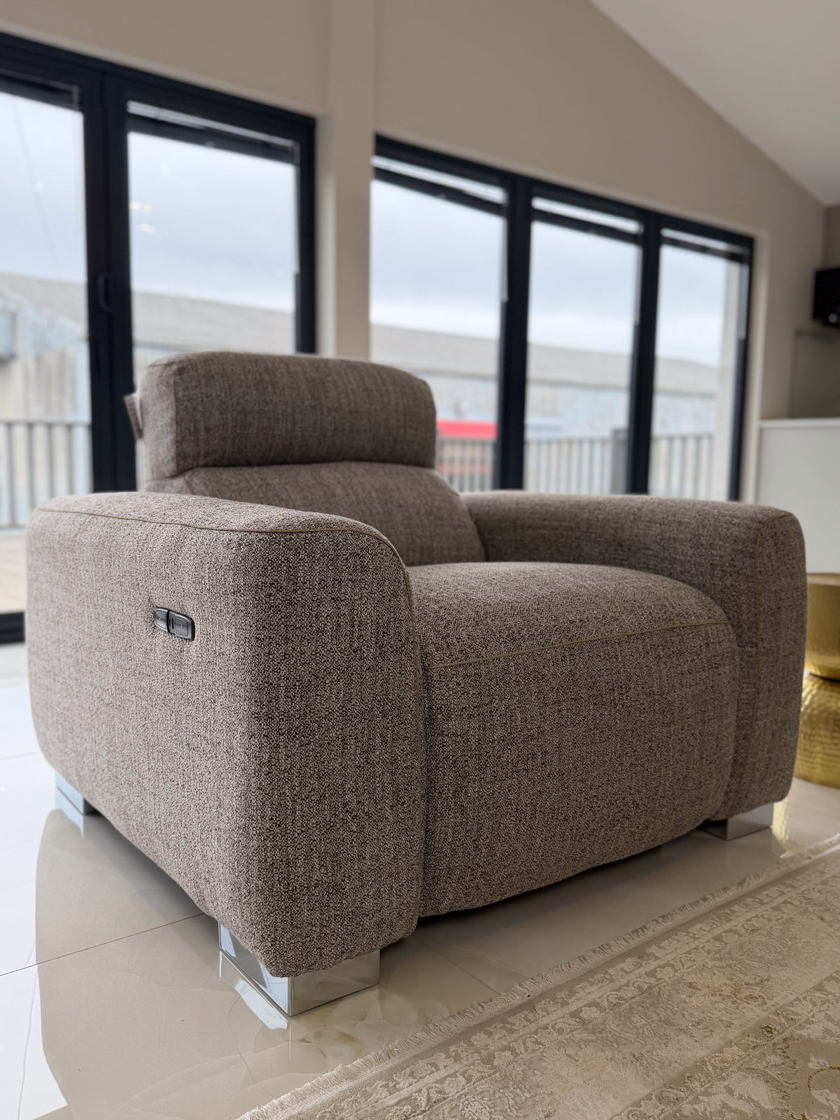 Toronto Electric Recliner Armchair Beige