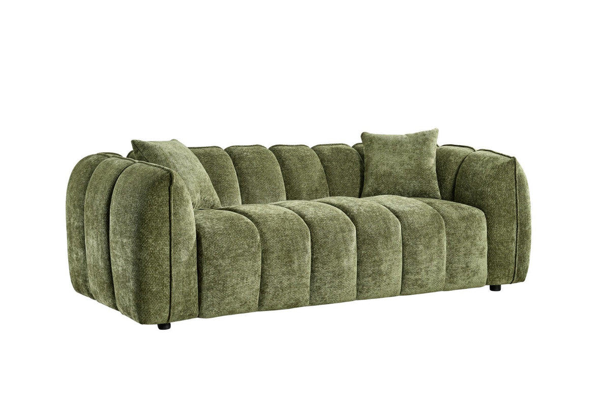 Venice Sofa 3 Seater Olive