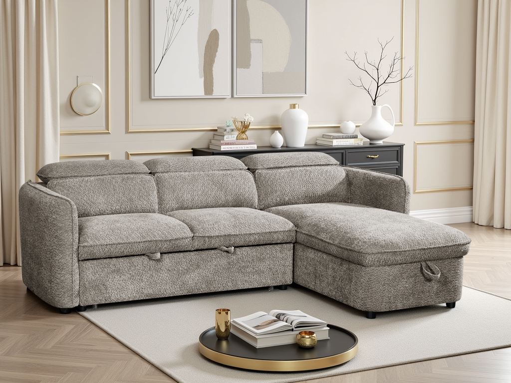 Capri Sofabed Universal Corner Grey