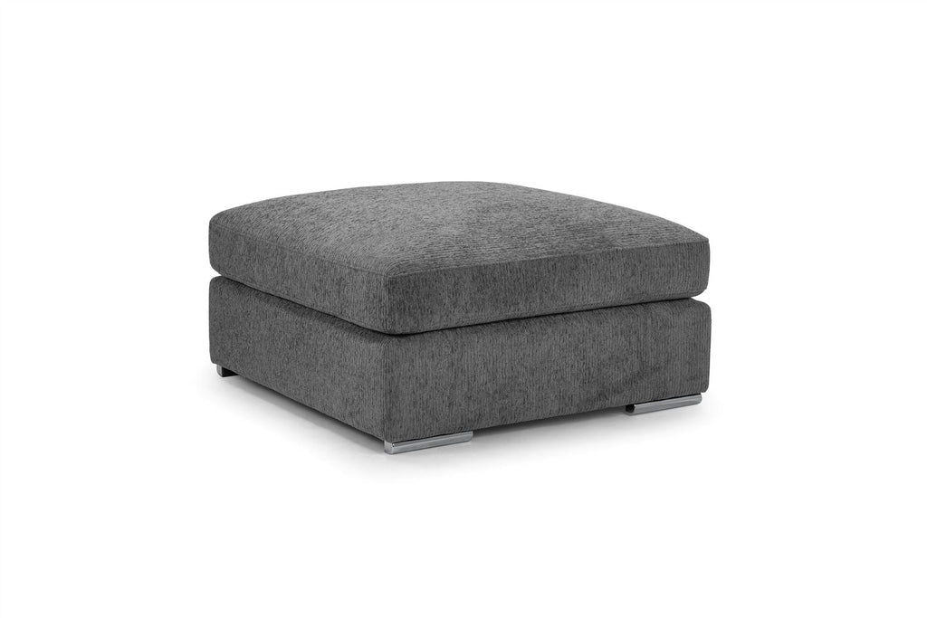 Naples Sofa Footstool Grey