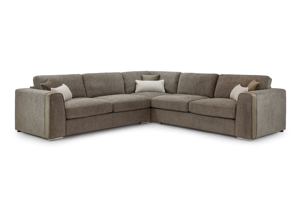 Naples Sofa Large Corner Mocha