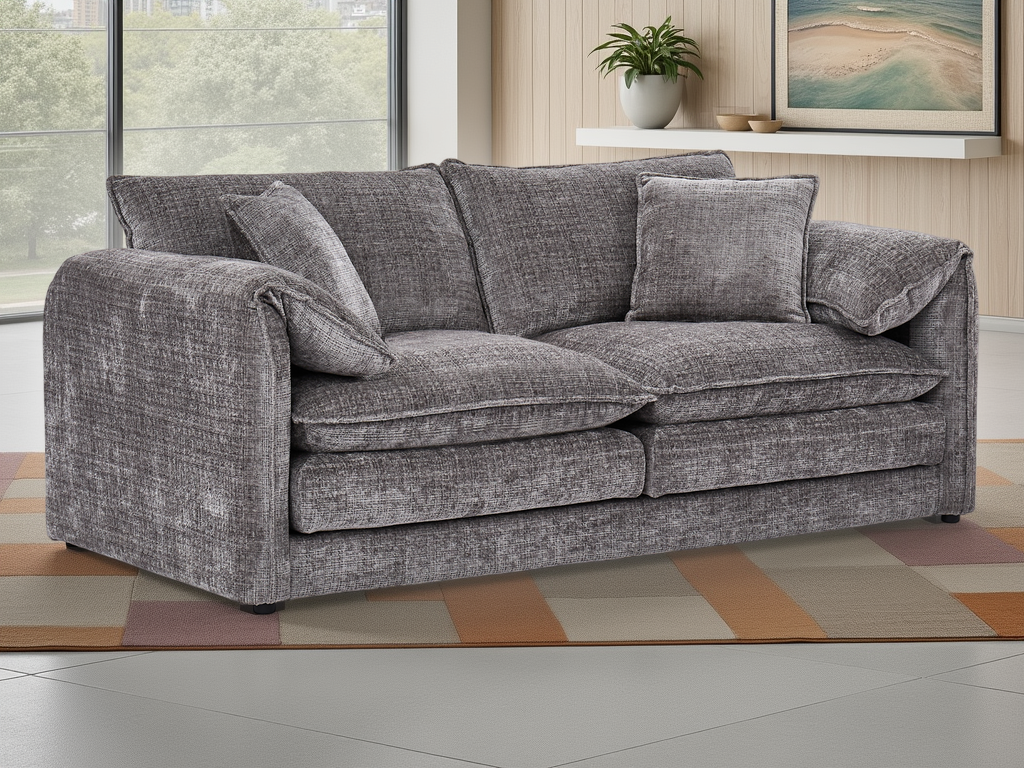 Solaya Sofa 3 Seater Grey