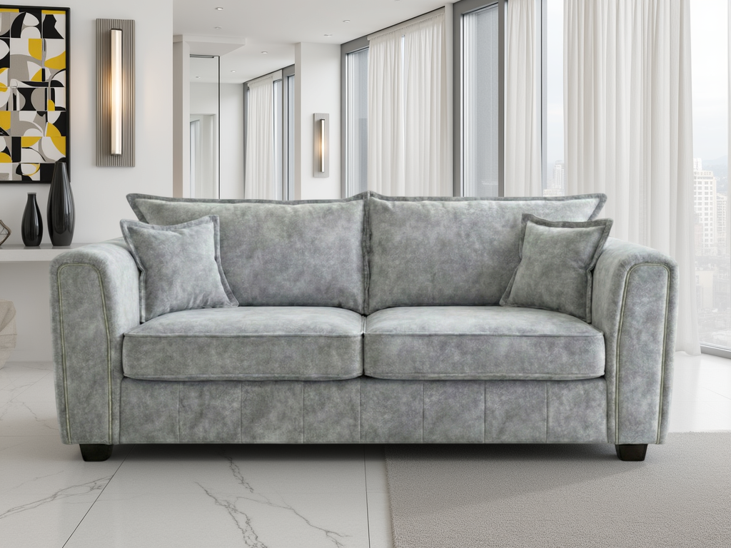 Serena Sofa 3 Seater Grey