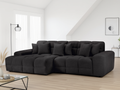 Jacob Sofa Left Hand Facing Corner Black