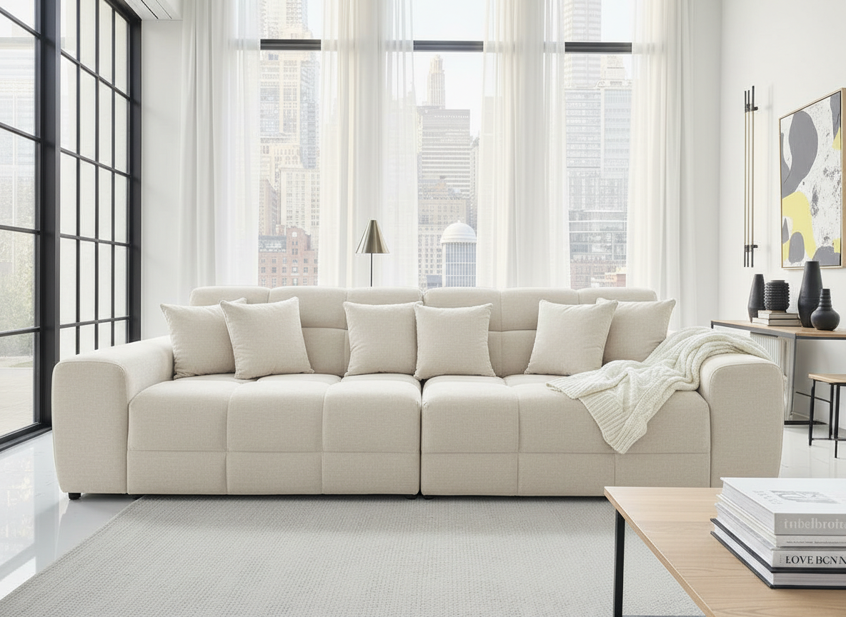 Jacob Sofa 4 Seater Natural