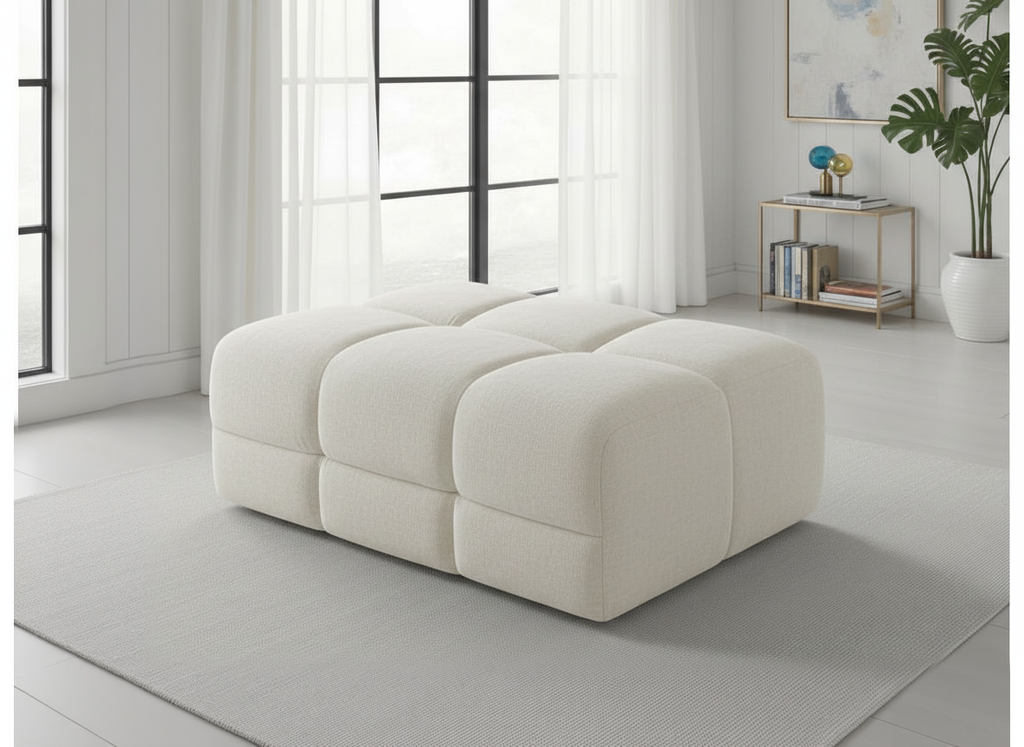 Jacob Sofa Footstool Natural