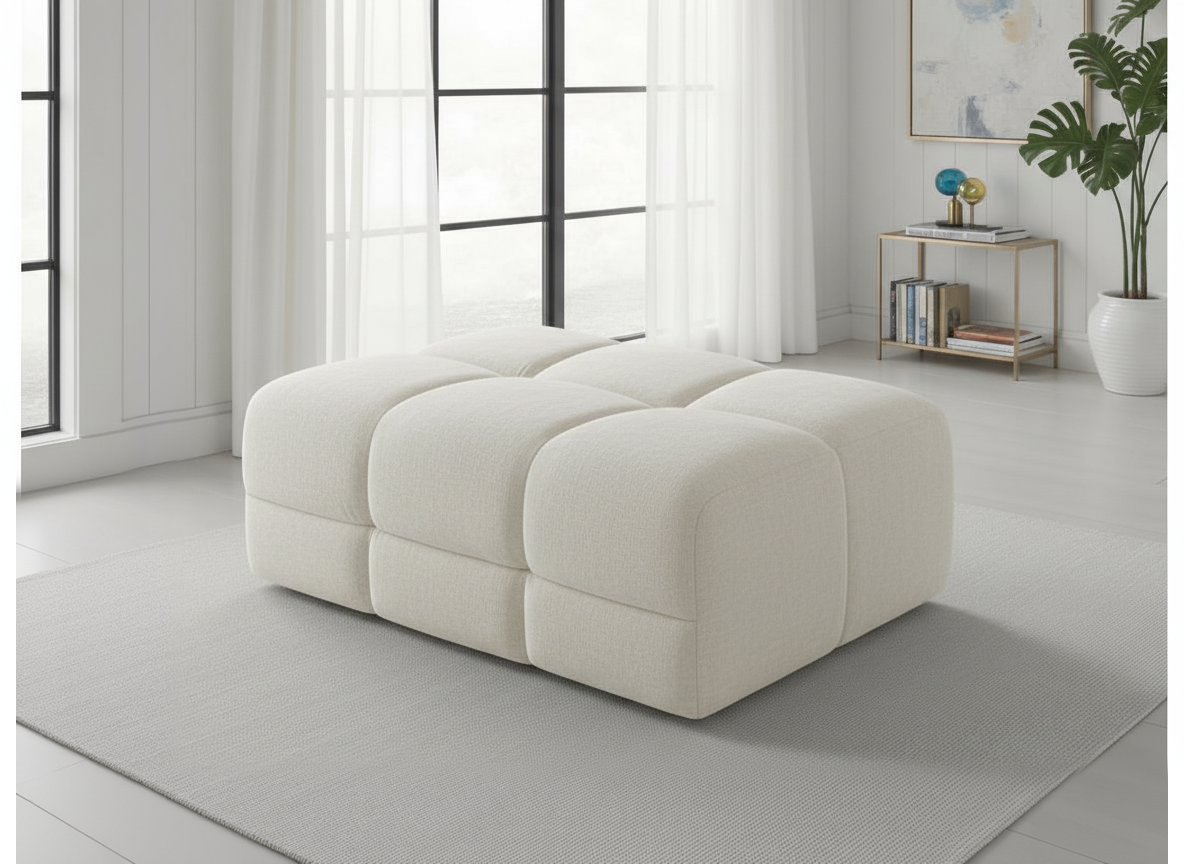 Jacob Sofa Footstool Natural