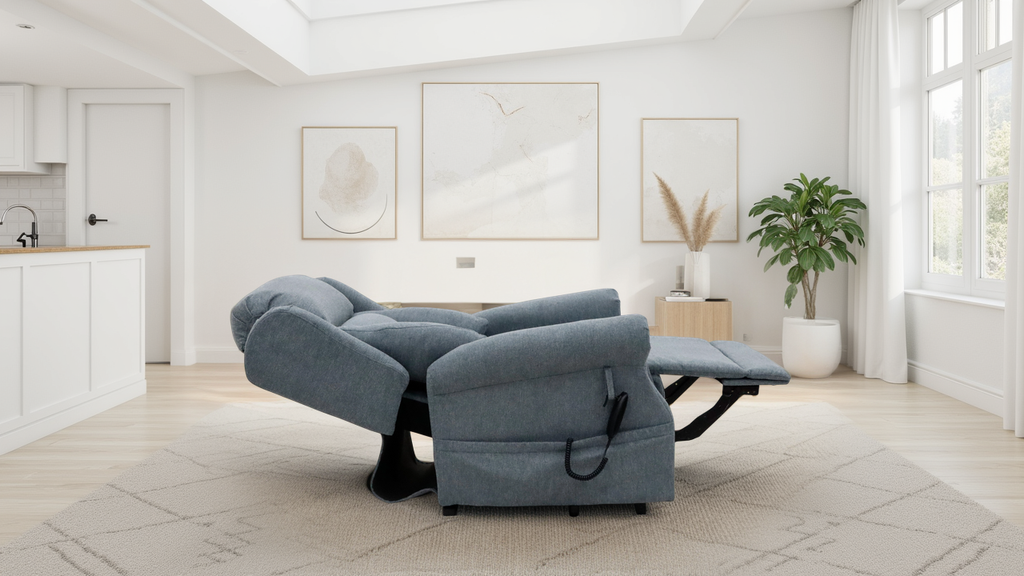 Fairmont Rise and Recline Chair Grey